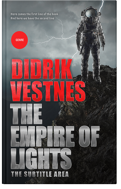 Front view of Premade Science Fiction Book Cover - Sunglo