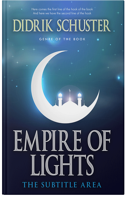 Front view of Premade Religion & Spirituality Book Cover - Calypso