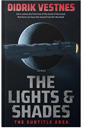 Pre Made Book Cover Ebony