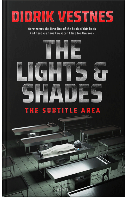 Front view of Premade Science Fiction Book Cover - Oriental Pink