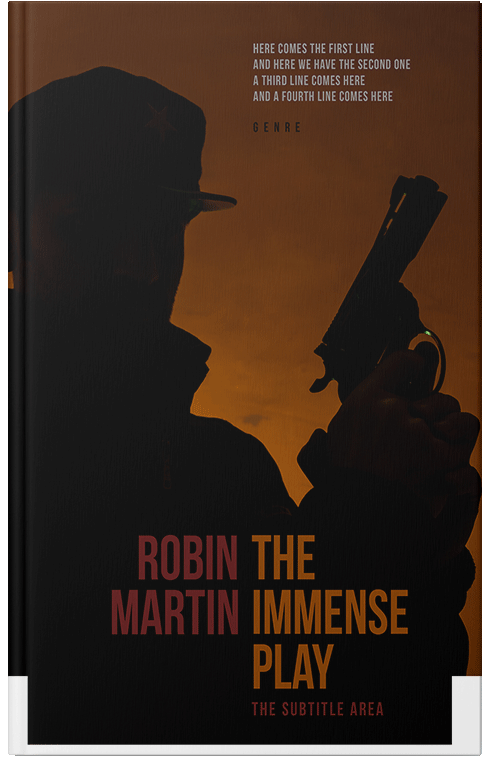 Front view of Premade Mystery & Thriller & Suspense Book Cover - Cafe Royale