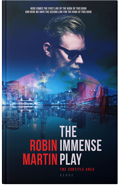 Front view of Premade Mystery & Thriller & Suspense Book Cover - Black Pearl