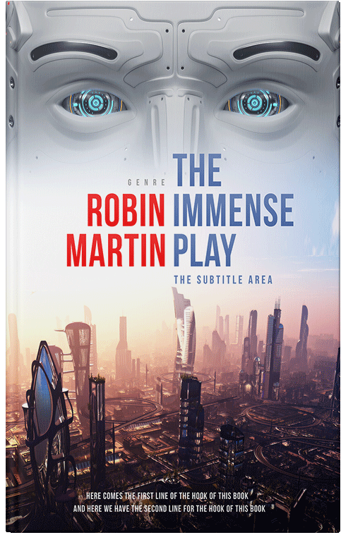 Front view of Premade Science Fiction Book Cover - Swiss Coffee