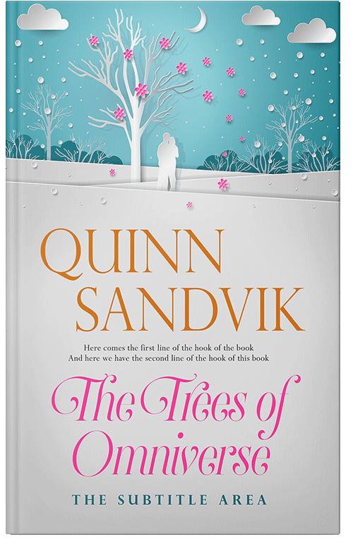 Front view of Premade Romance Book Cover - Bon Jour