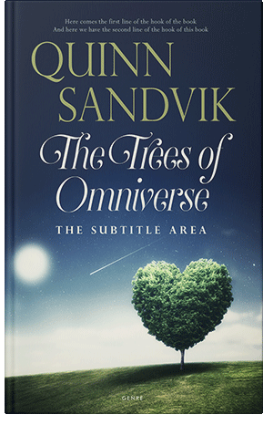 Premade Book Cover Moon Mist