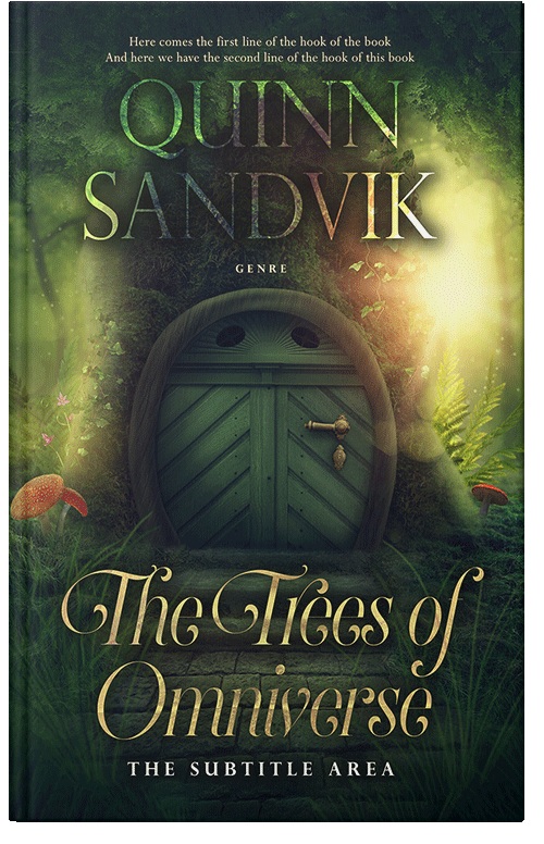 Front view of Premade Fantasy Book Cover - Heavy Metal