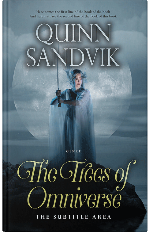 Front view of Premade Fantasy Book Cover - Cutty Sark