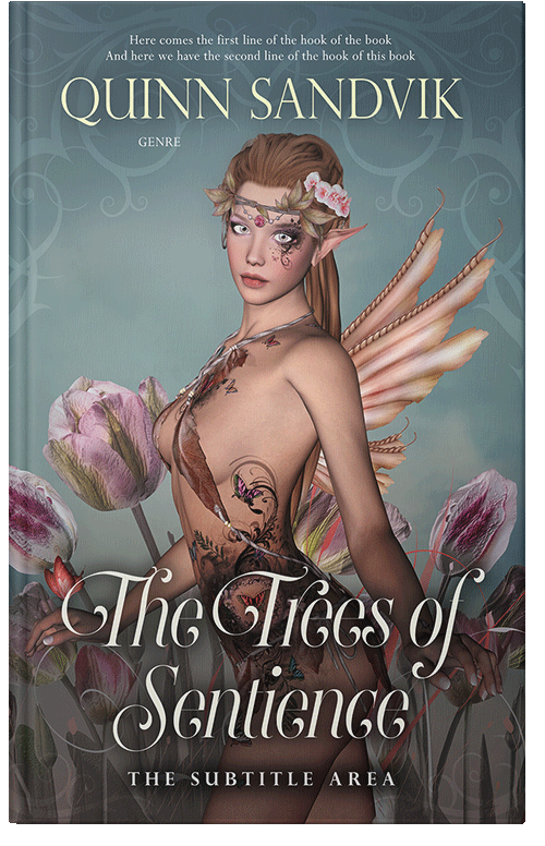 Front view of Premade Fantasy Book Cover - Ironside Gray