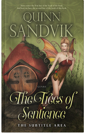 Premade Book Cover Lisbon Brown