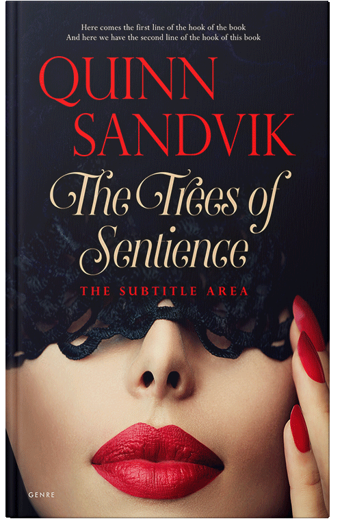 Front view of Premade Erotica Book Cover - Tan