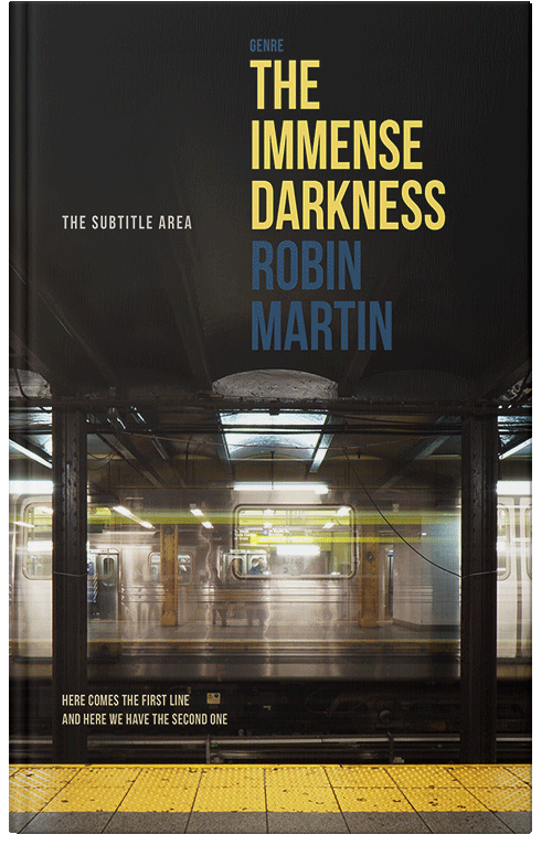 Front view of Premade Mystery & Thriller & Suspense Book Cover - Straw