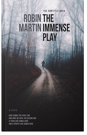 Premade Book Cover Gray Suit