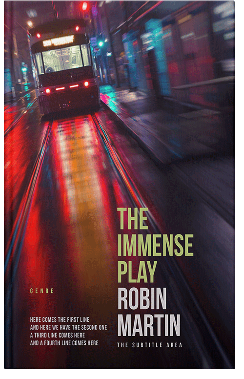 Front view of Premade Mystery & Thriller & Suspense Book Cover - Jon