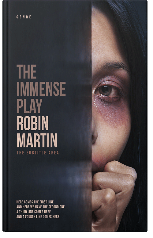 Front view of Premade Mystery & Thriller & Suspense Book Cover - Quicksand