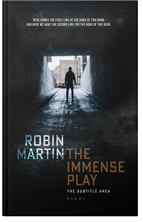 Front view of Premade Mystery & Thriller & Suspense Book Cover - Woodsmoke