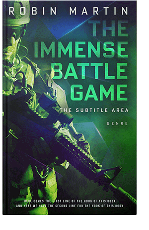 Pre Made Book Cover Gable Green