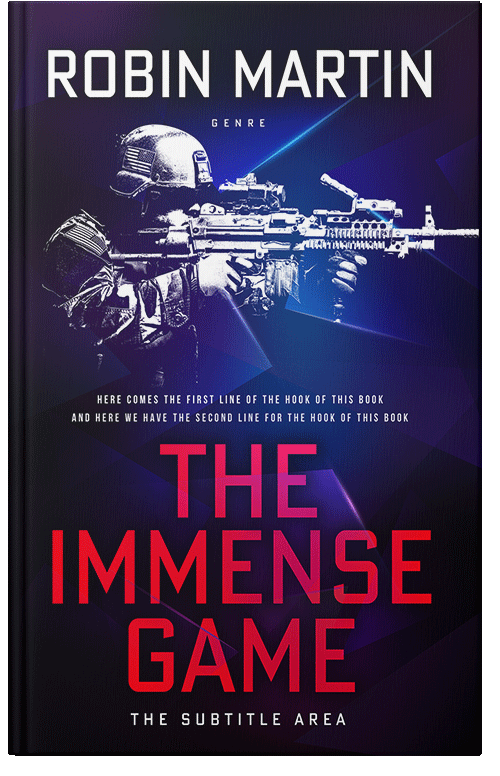 Front view of Premade Mystery & Thriller & Suspense Book Cover - Black Rock