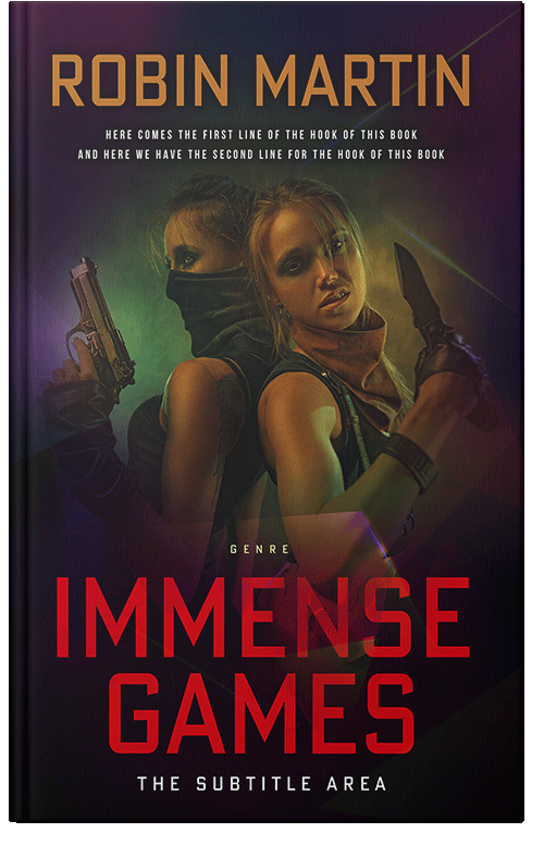 Front view of Premade Mystery & Thriller & Suspense Book Cover - Gondola