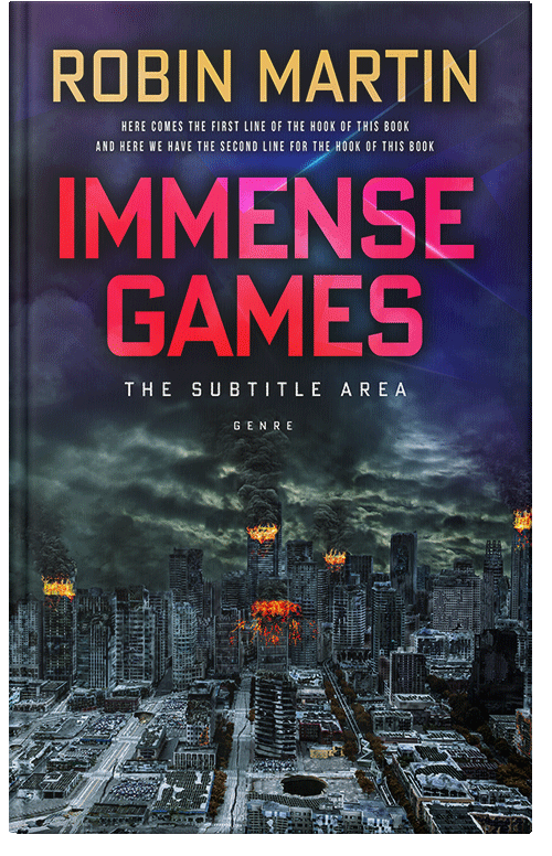 Front view of Premade Apocalyptica Book Cover - Mirage