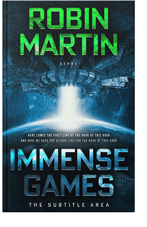 Pre Made Book Cover Black Pearl