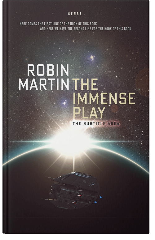 Front view of Thunder #8797 - Premade Science Fiction Book Cover