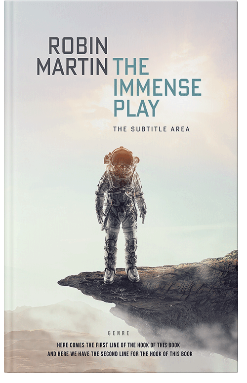 Front view of Premade Science Fiction Book Cover - Cararra