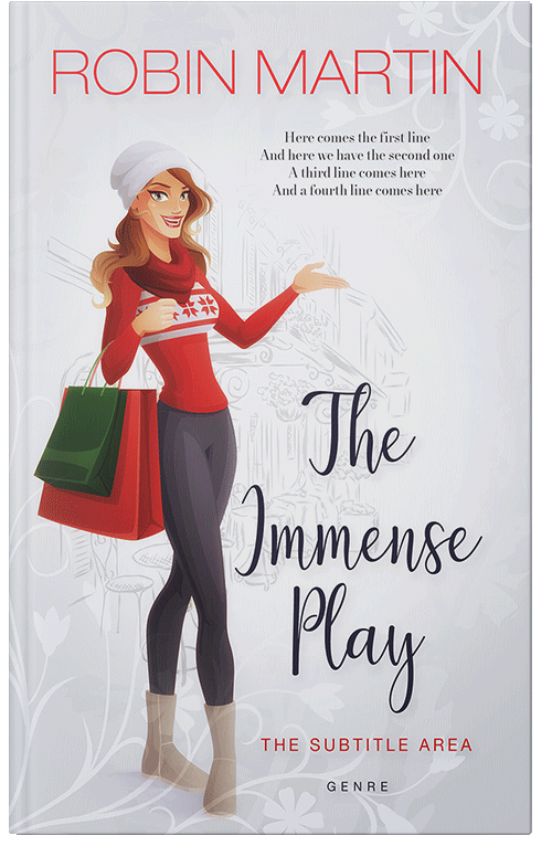 Front view of Premade Chick Lit Book Cover - Mischka