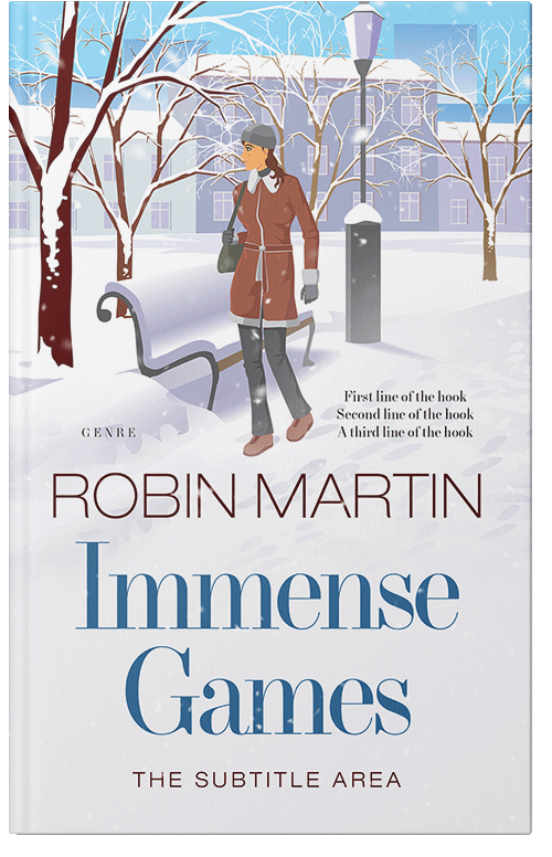 Front view of Premade Teen & Young Adult Book Cover - Athens Gray