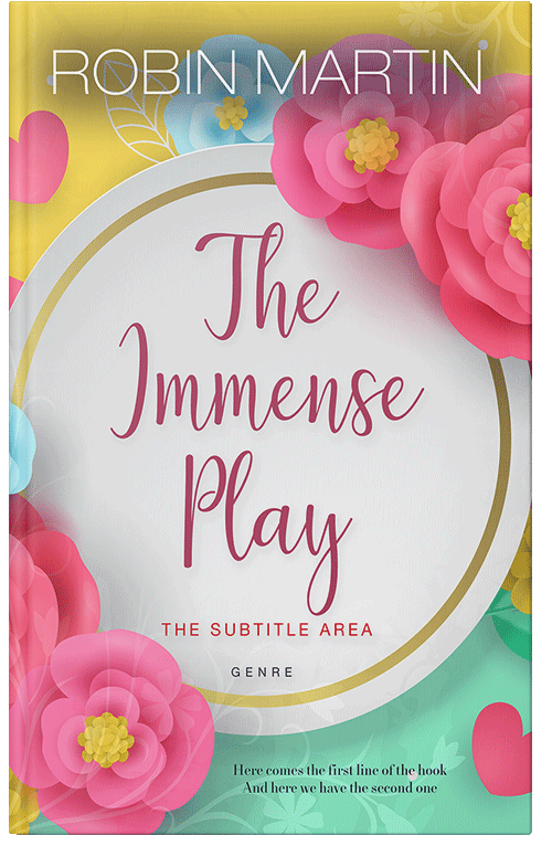 Front view of Premade Business Book Cover - Nebula