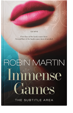 Pre Made Book Cover Cocoa Brown