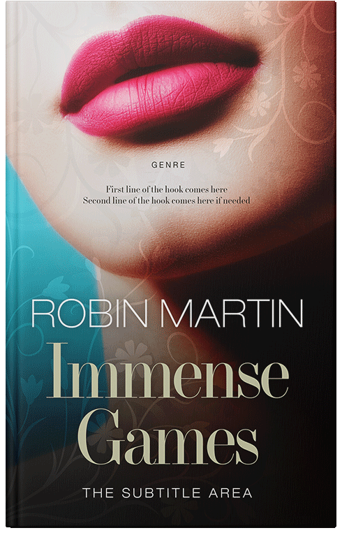 Front view of Premade Health & Mind & Body Book Cover - Cocoa Brown