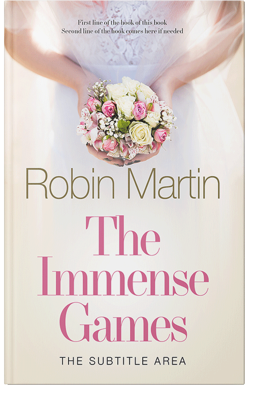 Front view of Premade Romance Book Cover - Dawn Pink