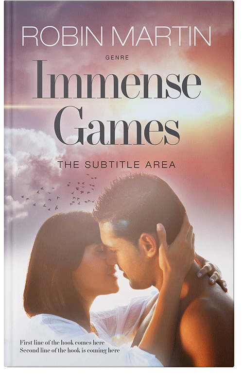 Front view of Premade Romance Book Cover - Quicksand