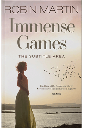 Pre Made Book Cover Pearl Bush