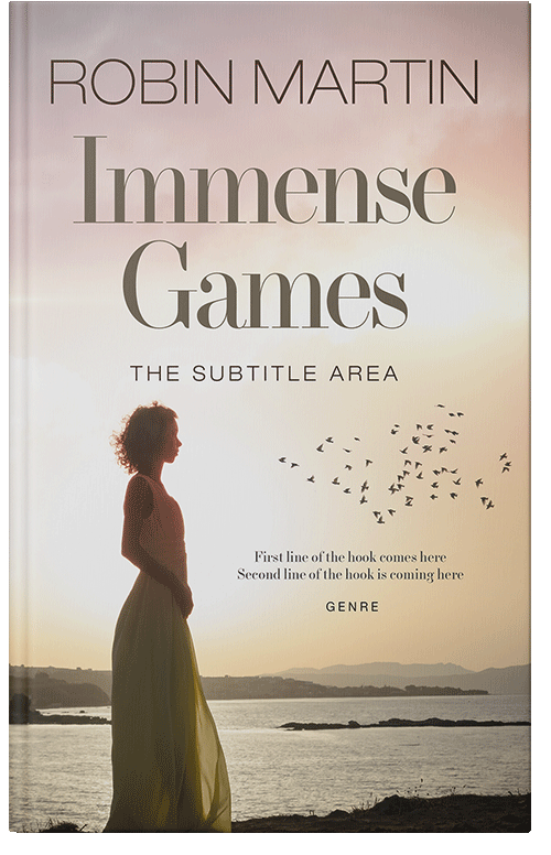 Front view of Premade Romance Book Cover - Pearl Bush