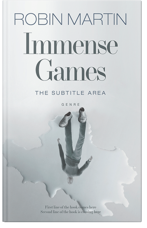 Front view of Premade Surreal Book Cover - Geyser