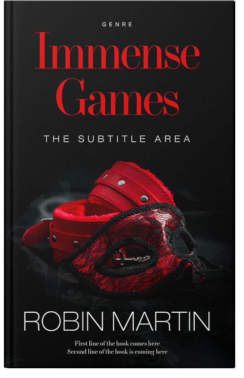 Front view of Premade Erotica Book Cover - Cod Gray