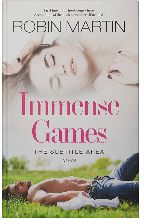 Front view of Premade Erotica Book Cover - Timberwolf