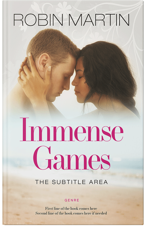 Front view of Premade Romance Book Cover - Pampas