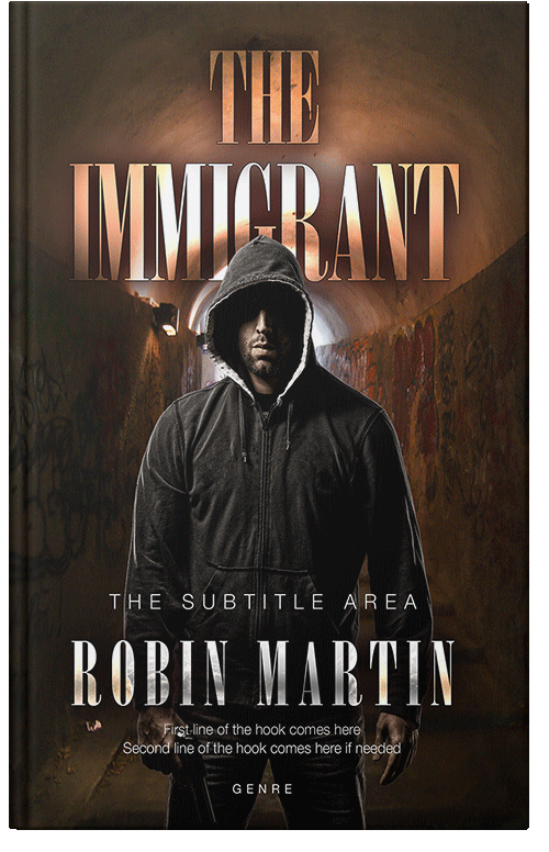 Front view of Premade Mystery & Thriller & Suspense Book Cover - Eternity