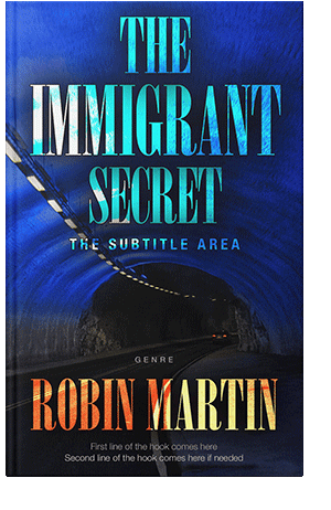 Pre Made Book Cover Ebony