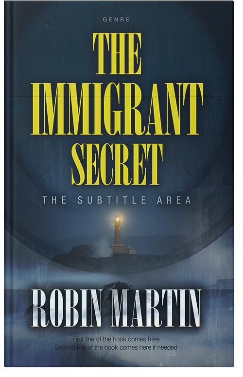 Front view of Premade Mystery & Thriller & Suspense Book Cover - Big Stone