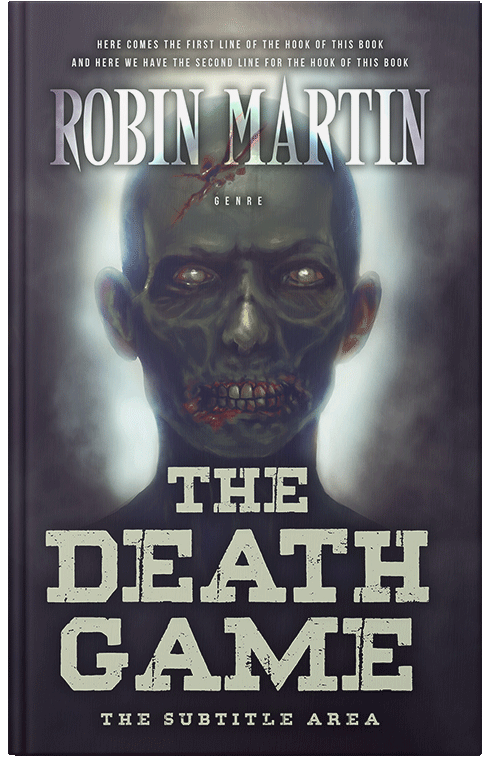 Front view of Premade Apocalyptica Book Cover - Ship Gray