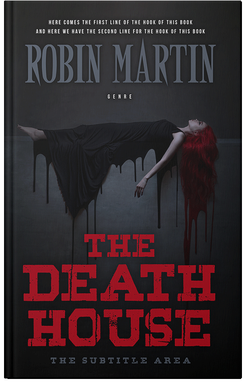 Front view of Premade Horror Book Cover - Woodsmoke