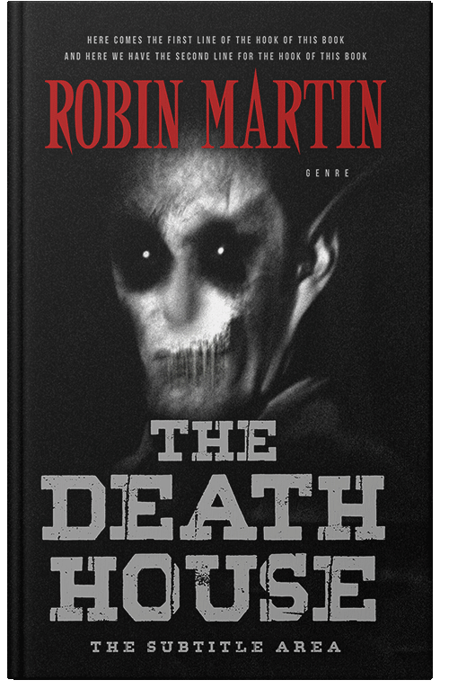Front view of Premade Horror Book Cover - Del Rio