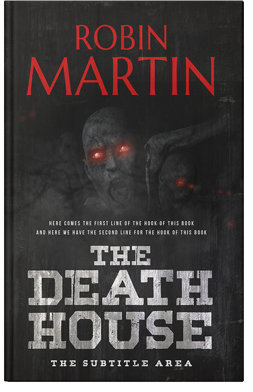 Front view of Premade Horror Book Cover - Cod Gray