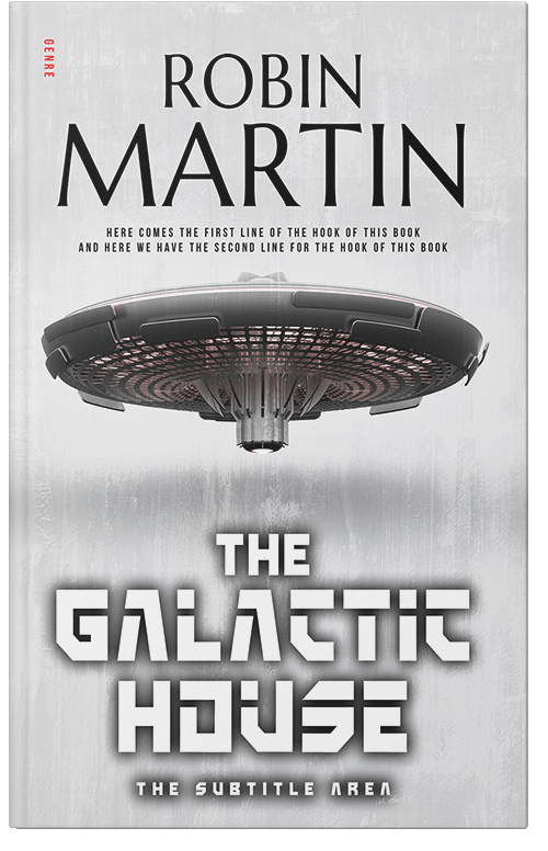 Front view of Premade Science Fiction Book Cover - Iron