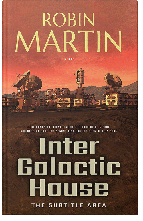 Front view of Premade Science Fiction Book Cover - Crail