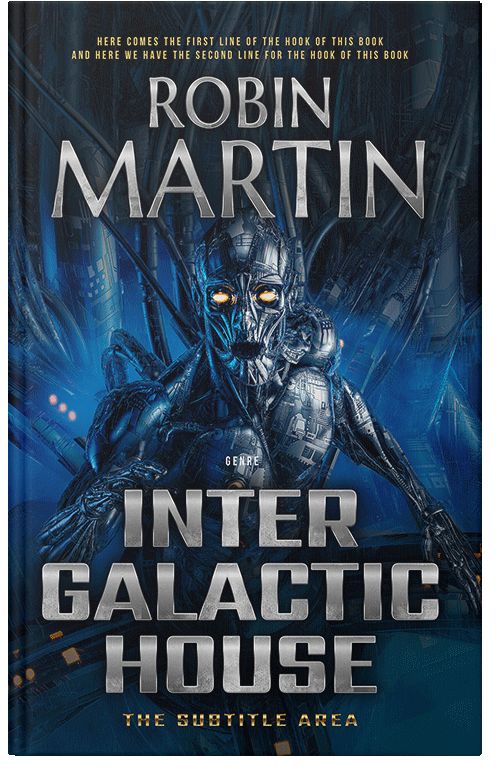 Front view of Premade Science Fiction Book Cover - Cloudy