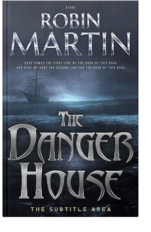 Pre Made Book Cover Ebony Clay